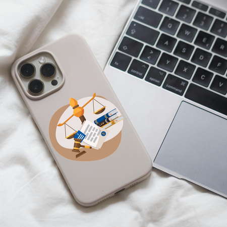 LOGO STICKERS Shape Outline with Print Waterproof Text Photo 70x70 mm