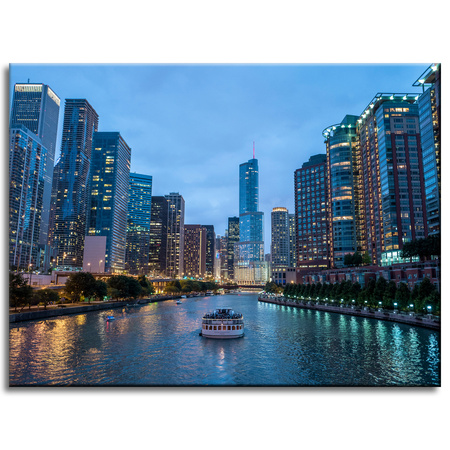 Canvas Print Chicago Architecture 40X30 cm