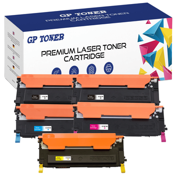 5x Replacement toner for Samsung CLT-K4072S/ CLT-K4092S CLP-310 CLP-315 CLP-320 CLP-325 CLX-3170FN CLX3185 - GP-S407/409CMYKK