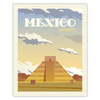 Poster Country of Mexico 40X50 cm + gold frame
