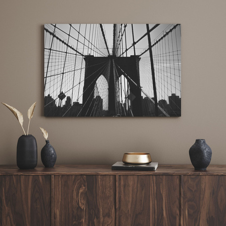 Canvas Print Architecture Brooklyn Bridge 40x30 cm