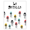 Children's poster Le gentle 40X50 cm + gold frame