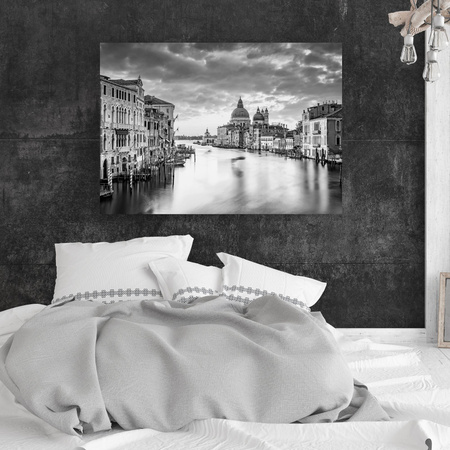 Canvas Print Architecture Venice Black and White 40X30 cm