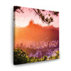 Canvas Print Old Photography City Sunset 60X60 cm