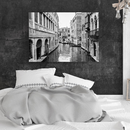 Canvas Print Architecture Venice Black and White 40X30 cm