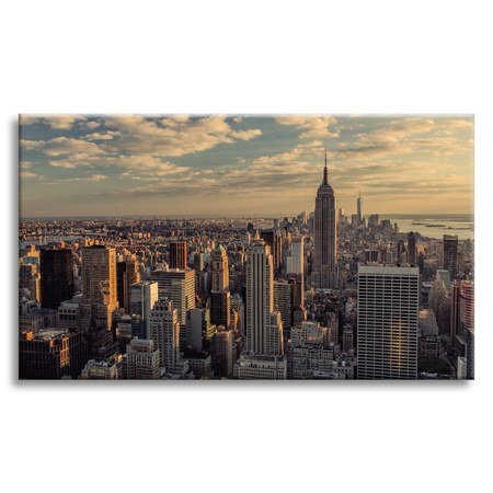 Canvas Print Architecture Sunset Manhattan 60X40 cm