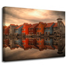Canvas Print Nature Colorful Houses Netherlands 40x30 cm