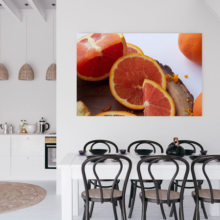Canvas Print Kitchen Red Orange 50x40 cm
