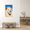 Canvas Print Beautiful Bright Lion Hair Nature 80x120 cm