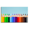Canvas Print Rainbow Crayons 90x60