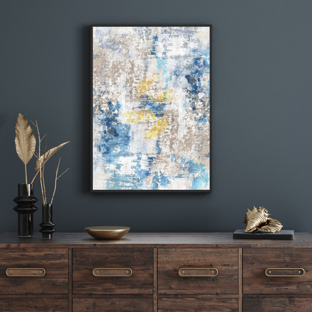 Poster Abstract_6 24X30 cm + gray stone frame