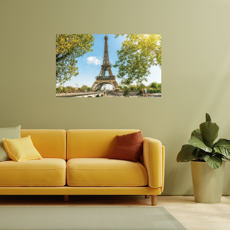Canvas Print Eiffel Tower Paris France Summer 100x80 cm