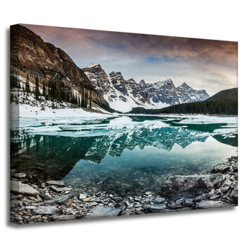 Canvas Print Nature Lake in the Mountains_2 40x30 cm
