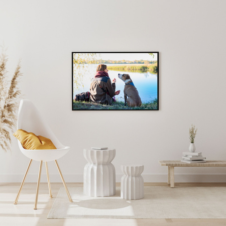 Your photo on the poster creator 90x60 cm