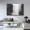 Canvas Print Black and White Waterfall 40x30 cm