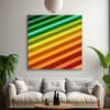 Canvas Print Abstract Colorful RGB Lights 90x90