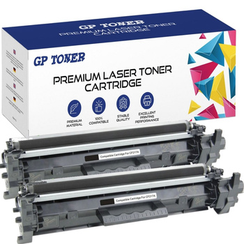 2x Toner cartridge for HP LaserJet Pro M102a M102w M130a M130nw CF217A - GP-HCF217A WITH CHIP x2