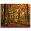 Canvas Print Pastel Style Trees Forest Autumn 100x80 cm