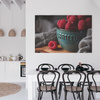 Canvas print Raspberry Kitchen 100x80 cm