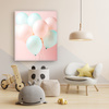 Canvas Print Balloons Pink Blue 80x120