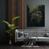 Canvas Print Nature House in the Mountains 30x40 cm