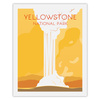 Yellowstone City poster 40X50 cm + gold frame