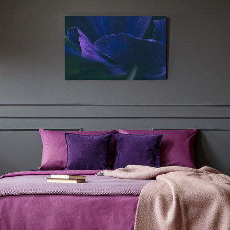 Canvas Print Botany Purple Petals 40x30 cm