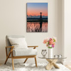Canvas Print Windmill Sky Nature Sunset Lake Grass 80x120