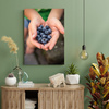 Canvas Print Kitchen Blueberries 30x40 cm