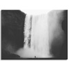 Canvas Print Black and White Waterfall 40x30 cm