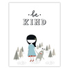 Children's poster Be kind_2 40X50 cm + gold frame