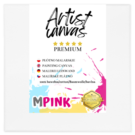 Painting canvas 30x30 cm White canvas Ideal for painting