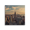 Canvas Print Architecture Sunset Manhattan 40x40 cm
