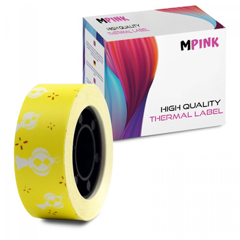Thermal tape label paper MP-RL-15*4M-YL Yellow Lanter