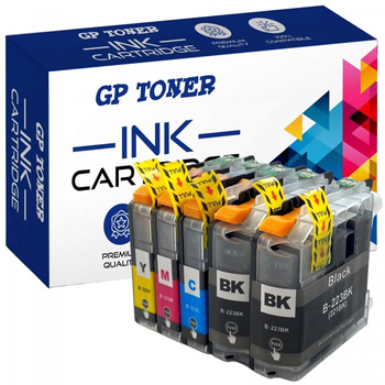 5x Compatible Ink Cartridge Brother LC223 Brother DCP-J4120dw MFC-J4420dw J4620dw J5620dw - GP-B223CMYKK XL KIT