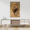 Canvas Print Lion Nature Savannah Wilderness 80x120 cm