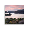 Canvas Print Nature Mountains Water Sky Flowers Plants 90x90