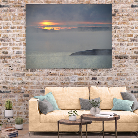 Canvas Print Nature Setting Sun 40x30 cm