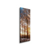 Canvas Print Trees Winter Rising Sun 40x120 cm