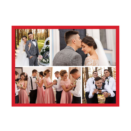 Your photo as a poster + white frame 50x40 cm