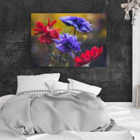 Canvas Print Botany Flowers 40x30 cm