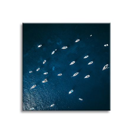 Canvas Print Nature Ships Boats Sea Ocean 90x90