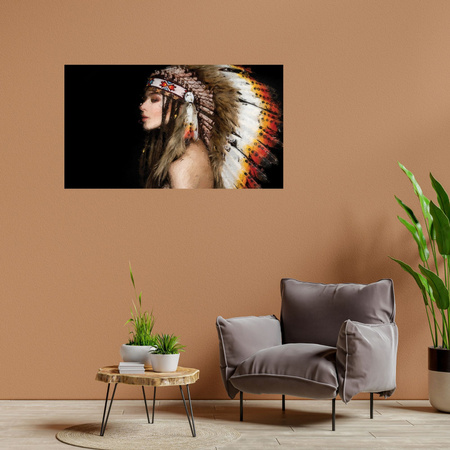 Canvas Print Indian Woman Art Painting 100x80 cm