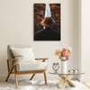 Canvas Print People Waterfall Mountains 80x120