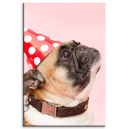 Canvas Print Youth Birthday Pug 80x120