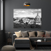 Canvas Print Architecture Rome Black and White 120X60 cm