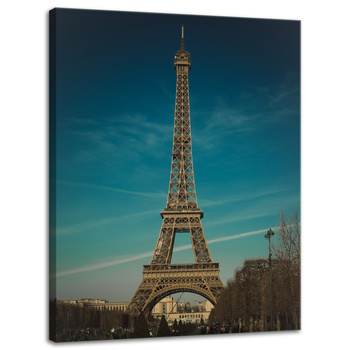 Canvas Print Architecture Eiffel Tower 30x40 cm