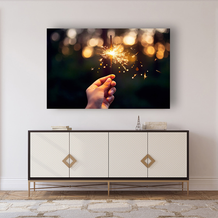 Canvas print Youth Cold Sparklers 90x60