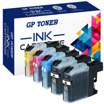 5x Compatible Ink Cartridge Brother LC123 DCP-J132w J152w J552dw MFC-J4410dw 4510dw - GP-B123CMYKK XL KIT