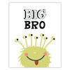 Children's Big Bro poster 40X50 cm + gold frame